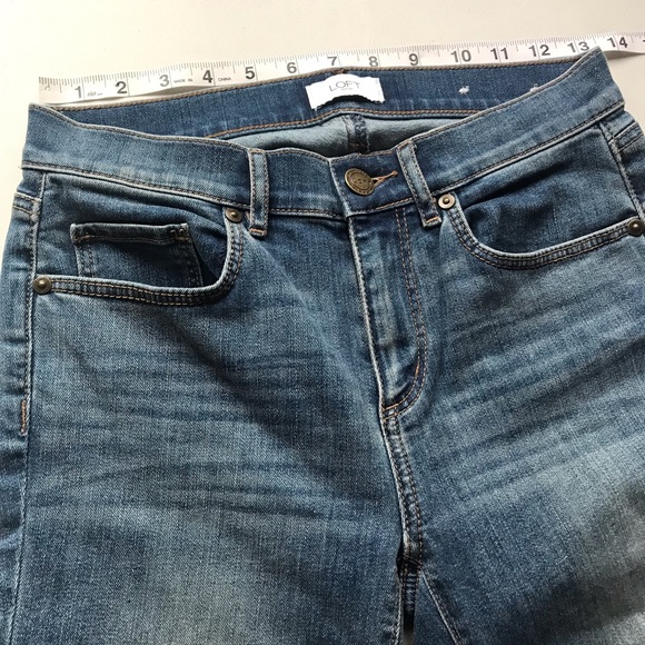 Loft demi boot cut jeans size 2 - Picture 9 of 11